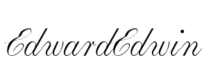EdwardEdwin Font Image