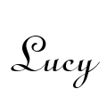 Lucy Font Image