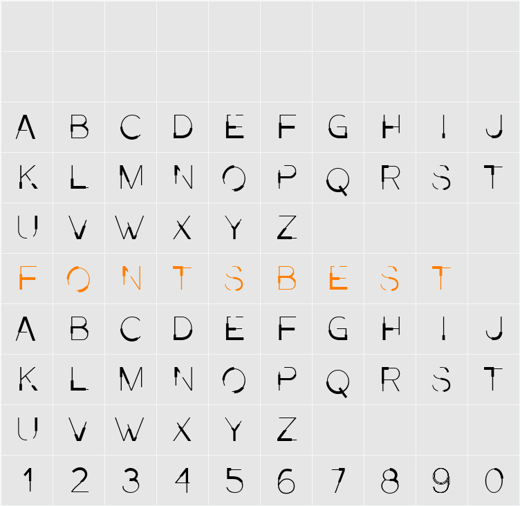 Presa ANTIPIXEL.COM.AR Character Map