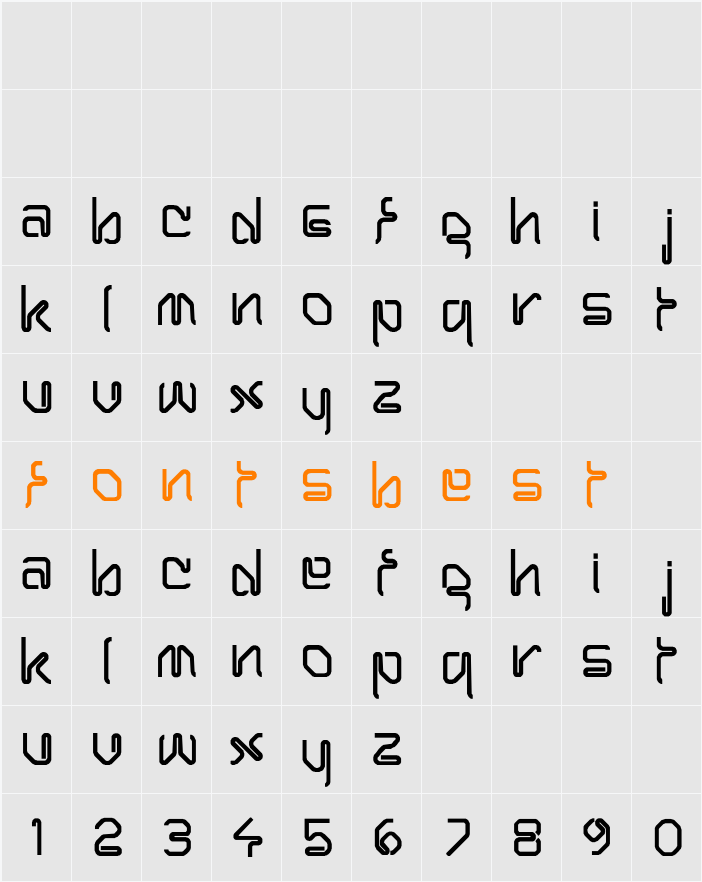 Bobbipin Character Map