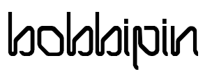 Bobbipin Font Image