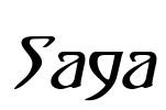 Saga Font Image