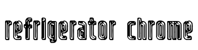 Refrigerator Chrome Font Image