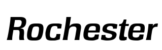 Rochester Font Image