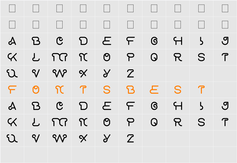 scooter experiment Character Map