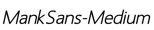MankSans-Medium