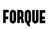FORQUE Font Image