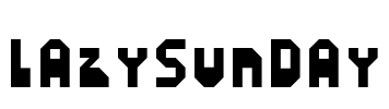 LazySunday Font Image