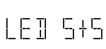 LED S&S Font Image