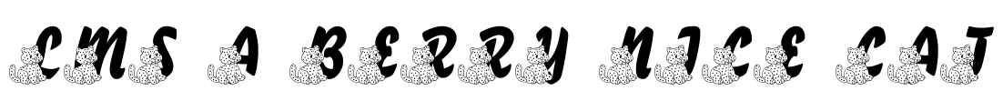 LMS A Berry Nice Cat