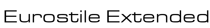 Eurostile Extended