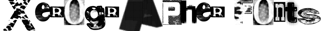 Xerographer Fonts