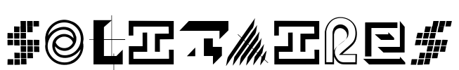 Solitaires Font Image