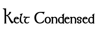 Kelt Condensed Font Image