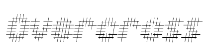 Overcross Font Image