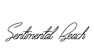 Sentimental Beach Font Image