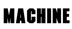 Machine Font Image