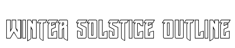 Winter Solstice Outline