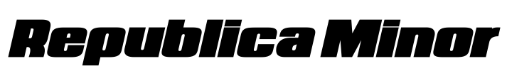 Republica Minor Font Image