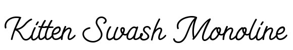 Kitten Swash Monoline