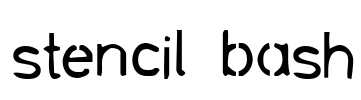 stencil bash