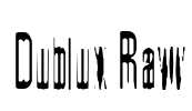 Dublux Raw Font Image