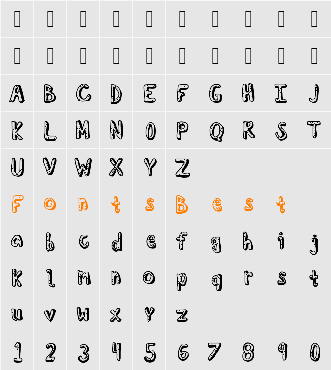 KBDelicateSoul Character Map