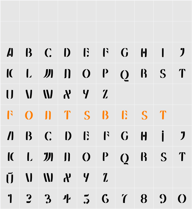 MKlungerFS Character Map