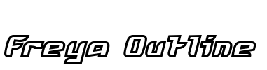 Freya Outline Font Image
