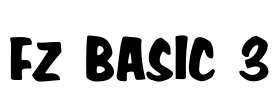 FZ BASIC 3 Font Image