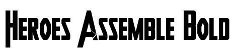 Heroes Assemble Bold Font Image