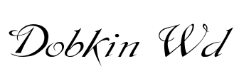 Dobkin Wd Font Image