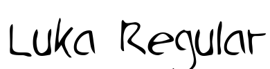 Luka Regular Font Image