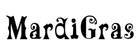 MardiGras Font Image
