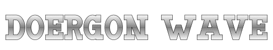 Doergon Wave Font Image