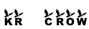 KR Crow Font Image