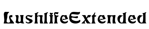 LushlifeExtended Font Image