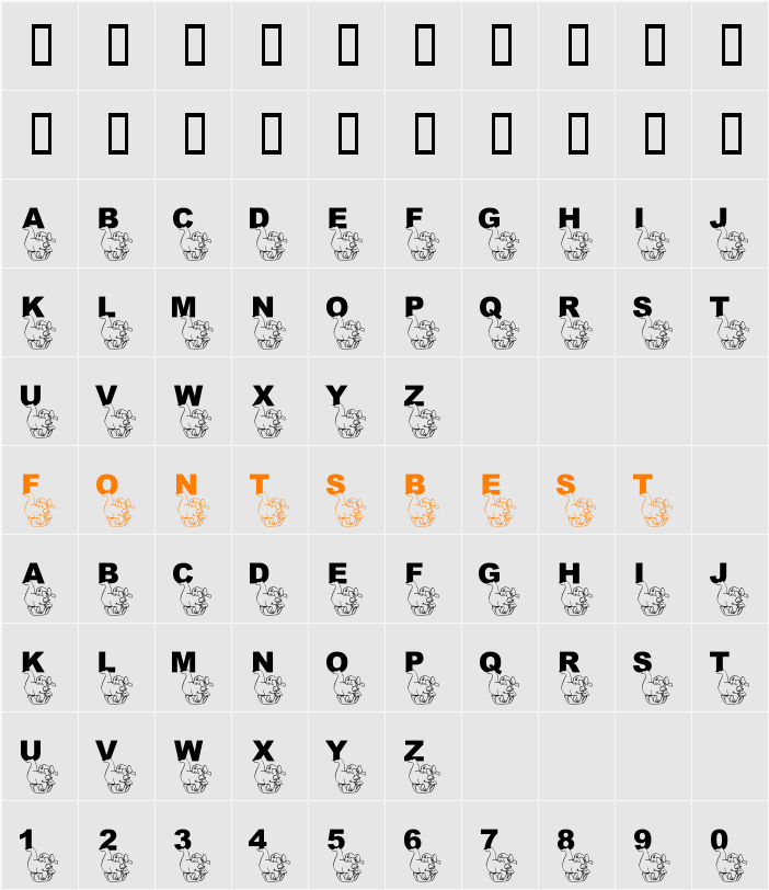 LMS Circus Seal Character Map