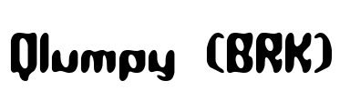 Qlumpy (BRK) Font Image