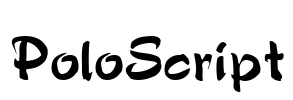 PoloScript Font Image