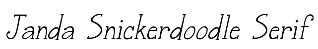 Janda Snickerdoodle Serif
