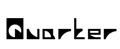 Quarter Font Image