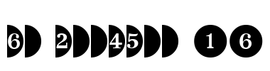 FZ BORDERS 16 Font Image