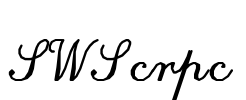 SWScrpc Font Image