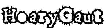 HoaryGaut Font Image
