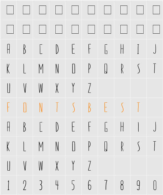 2colorideas sans Character Map