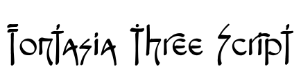 Fontasia Three Script