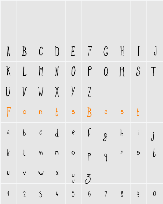 Truma Character Map