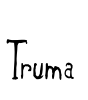 Truma Font Image