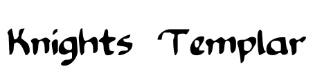 Knights Templar Font Image